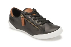 Sneaker|Schnürschuhe|Horsch Schuhe Sneaker in Übergrößen Schwarz
