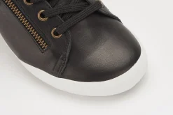 Sneaker|Schnürschuhe|Horsch Schuhe Sneaker in Übergrößen Schwarz