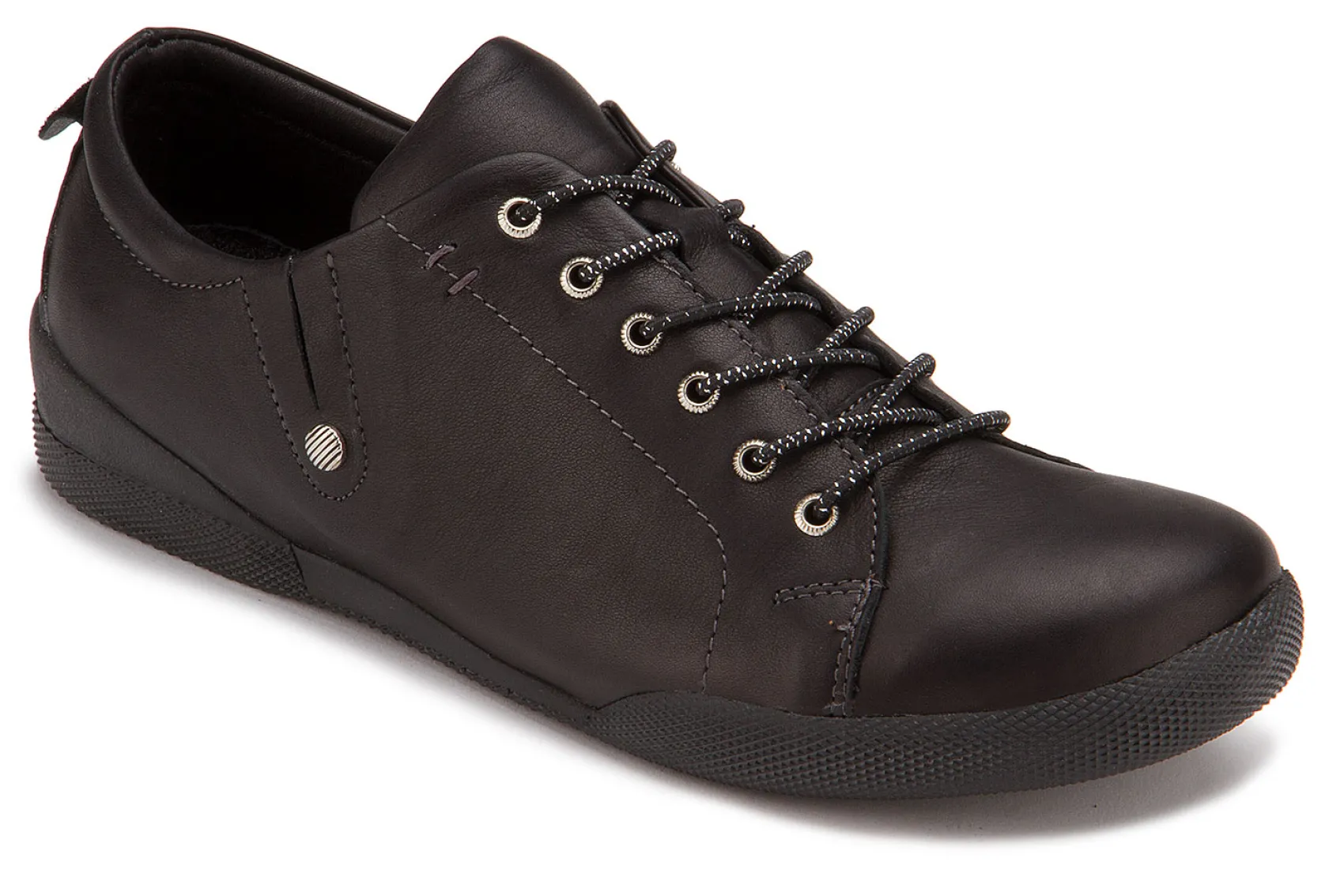 Sneaker|Schnürschuhe|Horsch Schuhe Sneaker in Übergrößen Schwarz