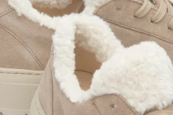 Sneaker|Schnürschuhe|Gabor Sneaker in Übergrößen Beige
