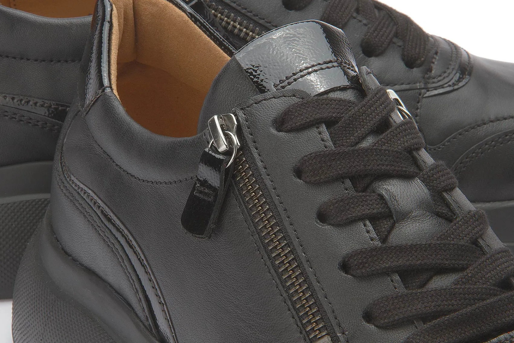Sneaker|Schnürschuhe|Gabor Sneaker in Übergrößen