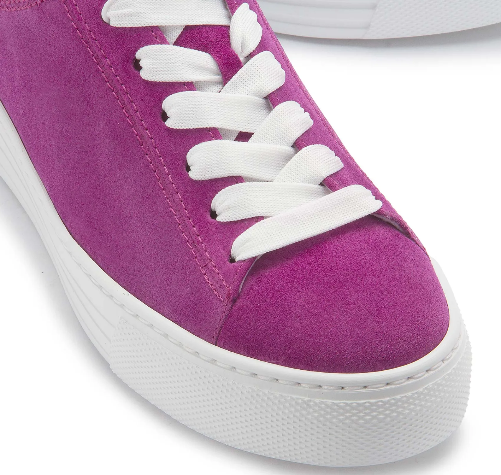 Sneaker|Schnürschuhe|Gabor Sneaker in Übergrößen Lila