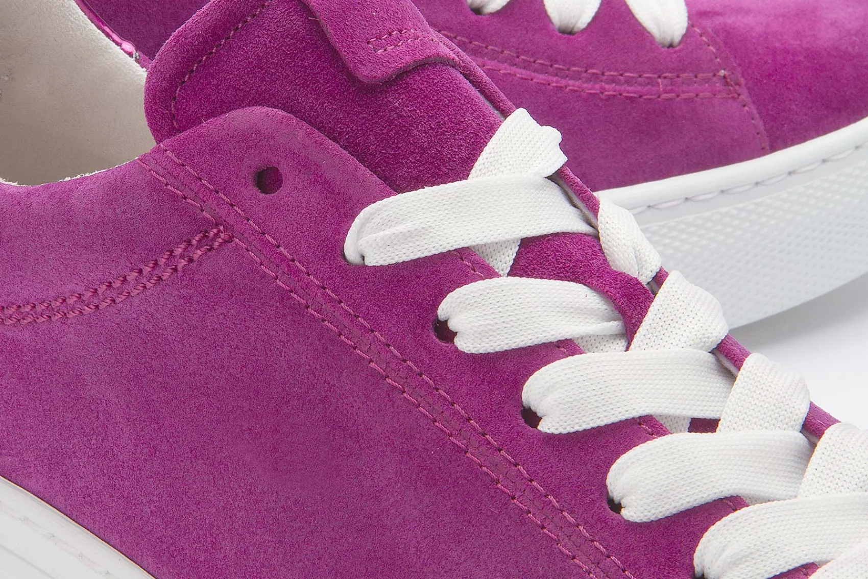 Sneaker|Schnürschuhe|Gabor Sneaker in Übergrößen Lila