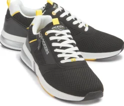 Schnürschuhe|Dockers Sneaker in Übergrößen Schwarz