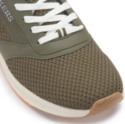 Schnürschuhe|Dockers Sneaker in Übergrößen Grün