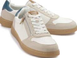 Sneaker|Schnürschuhe|Mustang Herren Sneaker in Übergrößen Weiß
