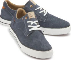 Sneaker|Schnürschuhe|Mustang Herren Sneaker in Übergrößen Blau