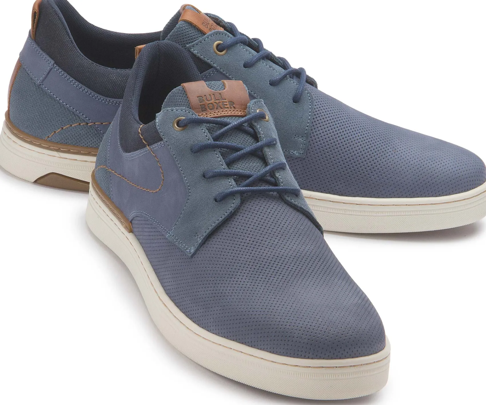 Sneaker|Schnürschuhe|Bulboxer Sneaker in Übergrößen Blau