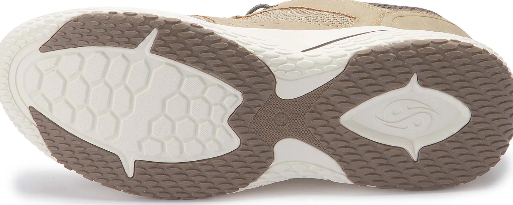 Sneaker|Schnürschuhe|Dockers Sneaker in Übergrößen Beige