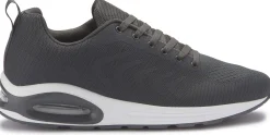Sneaker|Schnürschuhe|Fitters Herren Sneaker in Übergrößen Grau