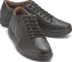 Sneaker|Schnürschuhe|Pegada Sneaker in Übergrößen Schwarz