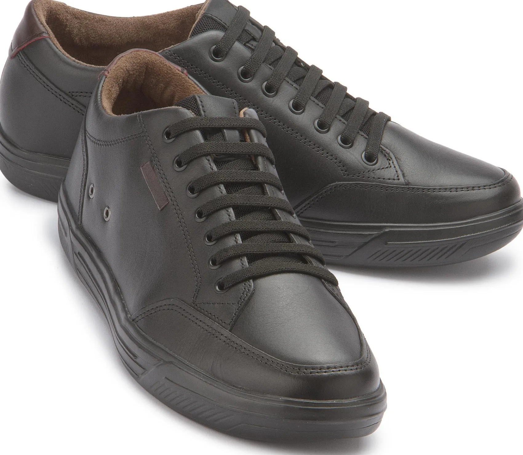Sneaker|Schnürschuhe|Pegada Sneaker in Übergrößen Schwarz