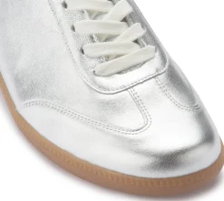 Sneaker|Schnürschuhe|Semer Sneaker in Untergrößen Silber