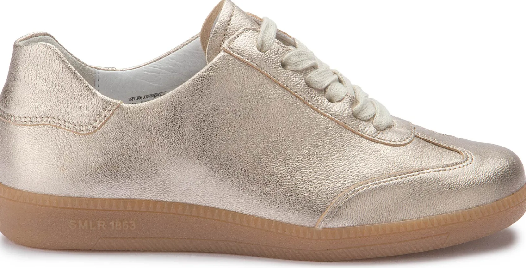 Sneaker|Schnürschuhe|semler Sneaker in Untergrößen Gold