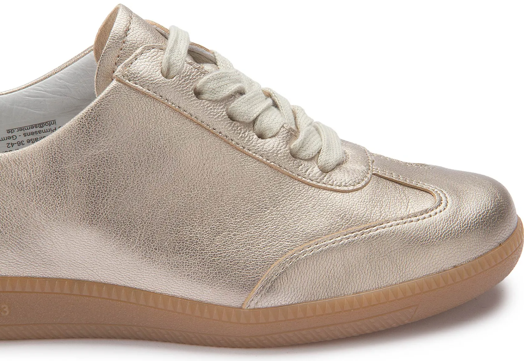 Sneaker|Schnürschuhe|semler Sneaker in Untergrößen Gold