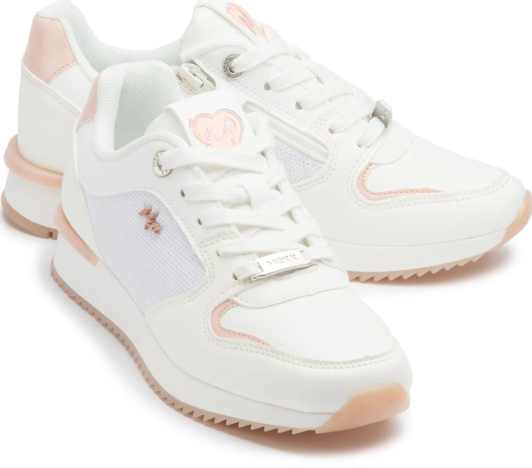 Sneaker|Schnürschuhe|Mexx Sneaker in Untergrößen Weiß