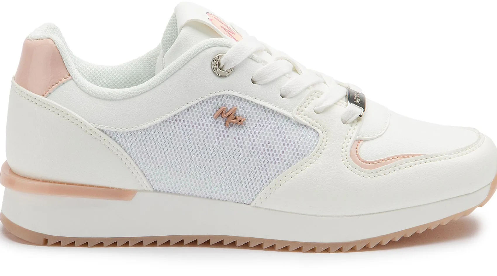Sneaker|Schnürschuhe|Mexx Sneaker in Untergrößen Weiß