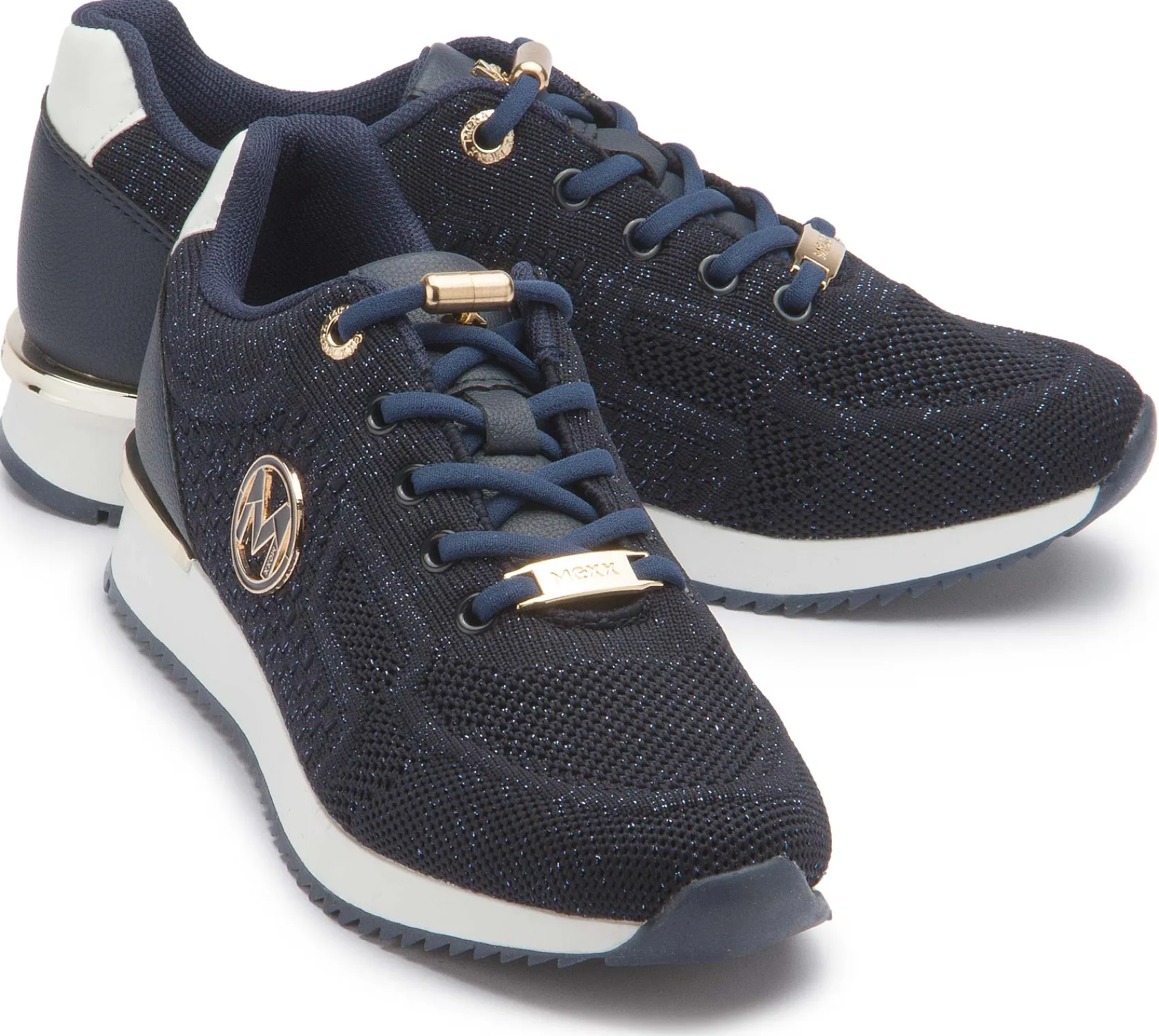 Sneaker|Schnürschuhe|Mexx Sneaker in Untergrößen Blau