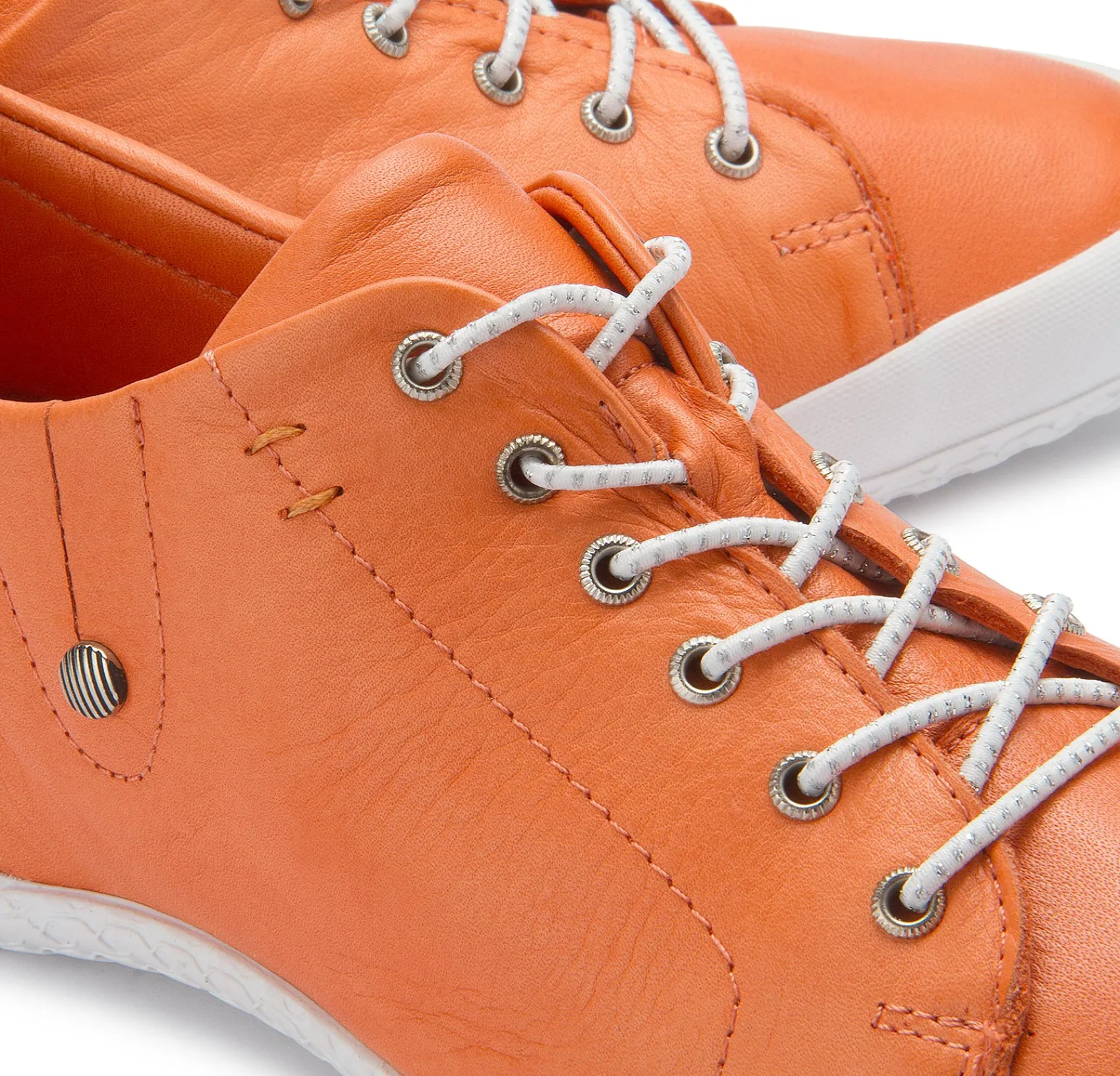 Sneaker|Schnürschuhe|Horsch Schuhe Sneaker in Untergrößen Orange