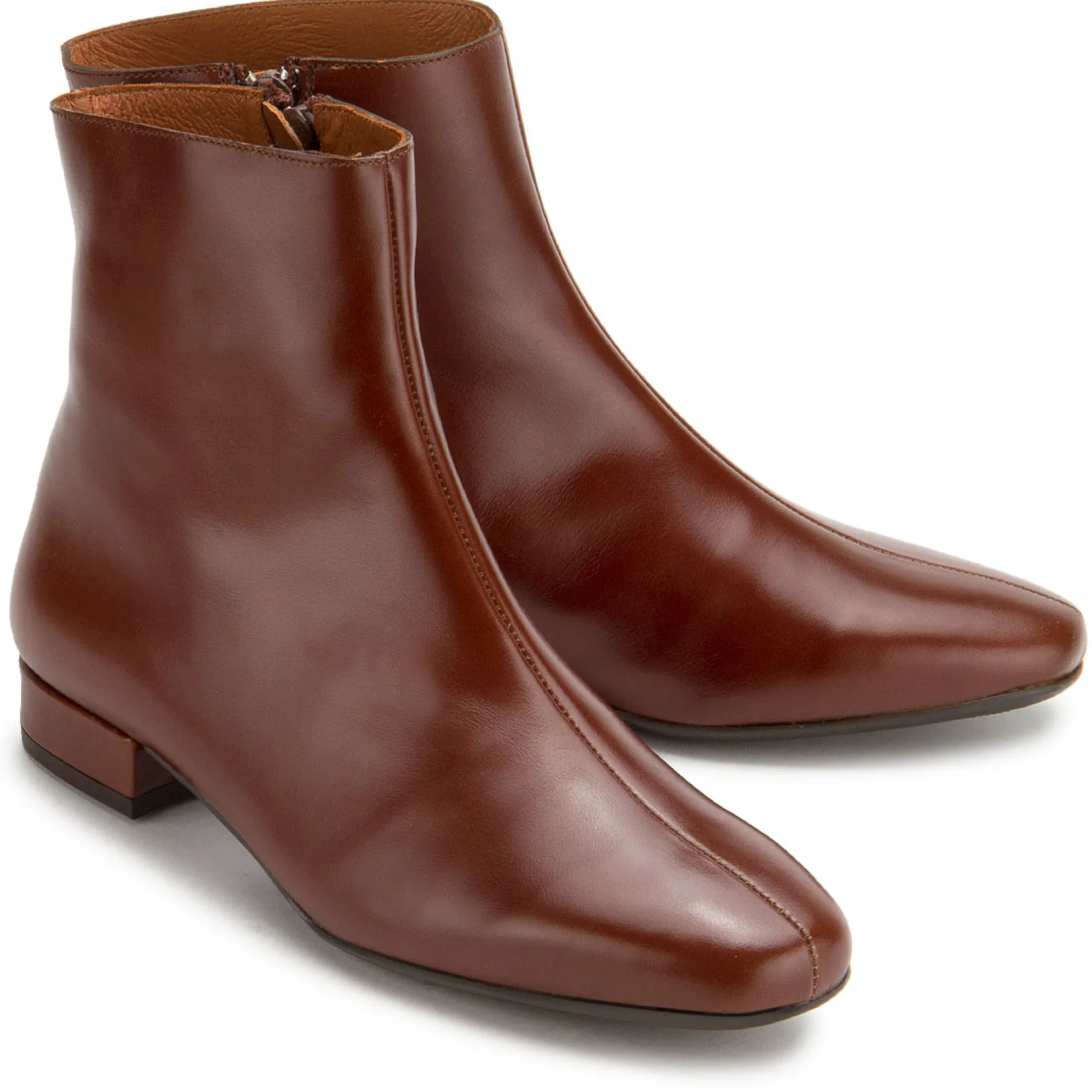 Stiefeletten|Horsch Schuhe Stiefelette in Übergrößen Braun