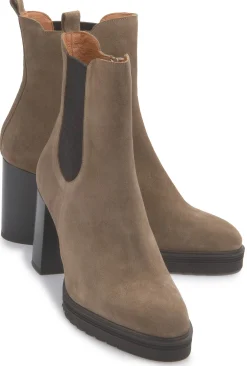 Stiefeletten|Horsch Schuhe Stiefelette in Übergrößen Grün