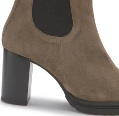Stiefeletten|Horsch Schuhe Stiefelette in Übergrößen Grün