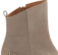 Stiefeletten|Horsch Schuhe Stiefelette in Übergrößen Beige