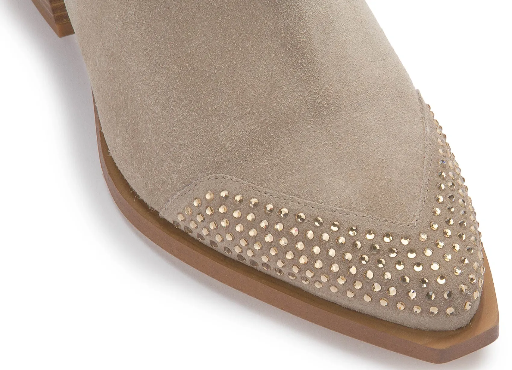 Stiefeletten|Horsch Schuhe Stiefelette in Übergrößen Beige