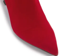 Stiefeletten|Horsch Schuhe Stiefelette in Übergrößen Rot