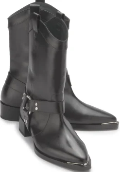 Stiefeletten|Horsch Schuhe Stiefelette in Übergrößen Schwarz