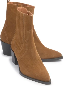 Stiefeletten|Horsch Schuhe Stiefelette in Übergrößen Braun