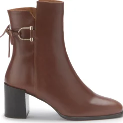 Stiefeletten|Horsch Schuhe Stiefelette in Übergrößen Braun
