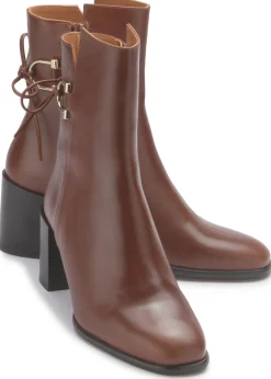 Stiefeletten|Horsch Schuhe Stiefelette in Übergrößen Braun