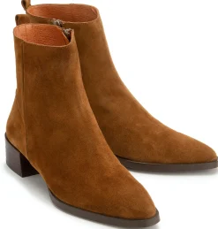 Stiefeletten|Horsch Schuhe Stiefelette in Übergrößen Braun