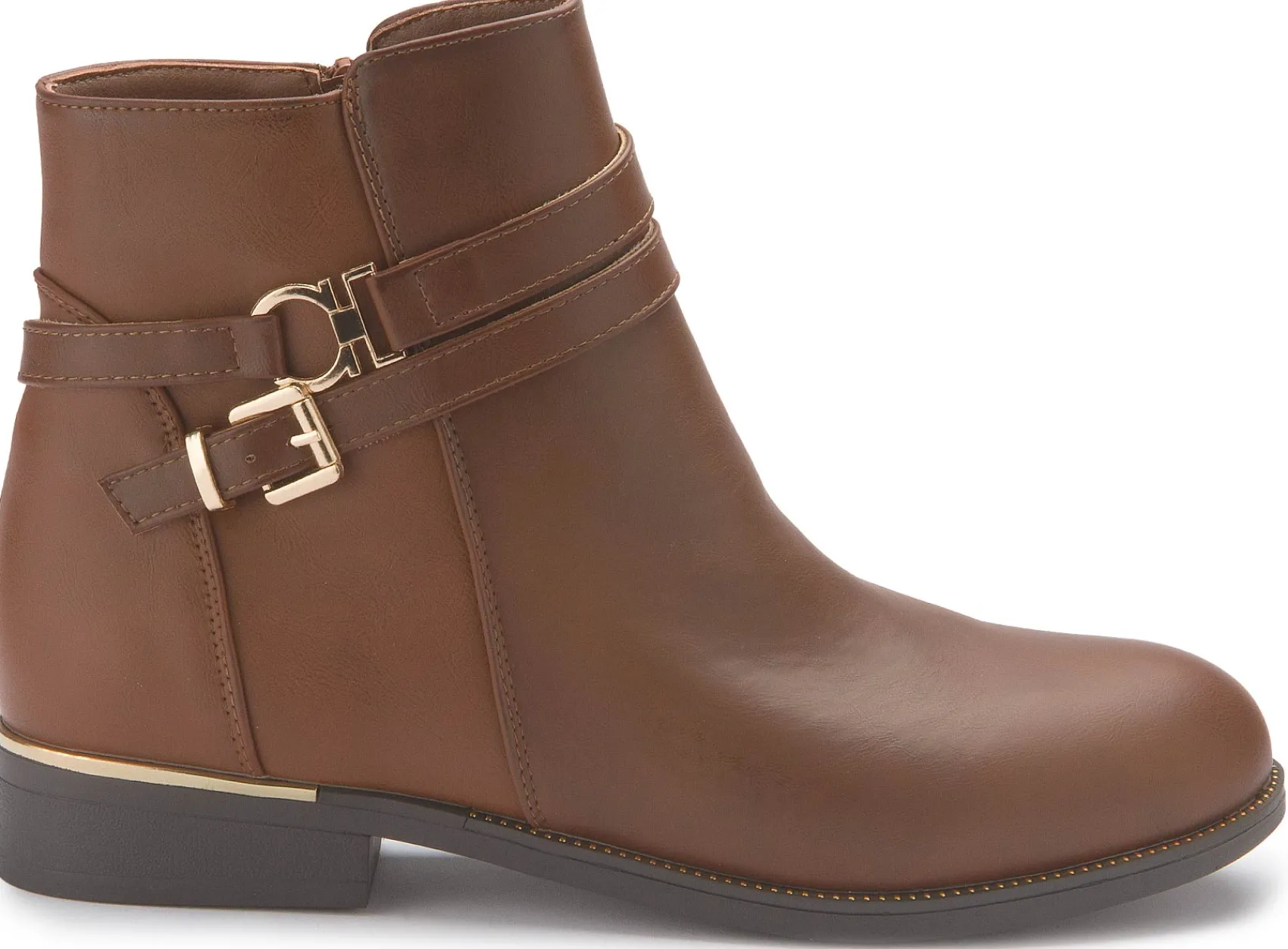 Stiefeletten|Fitters Stiefelette in Übergrößen Braun