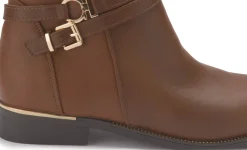 Stiefeletten|Fitters Stiefelette in Übergrößen Braun