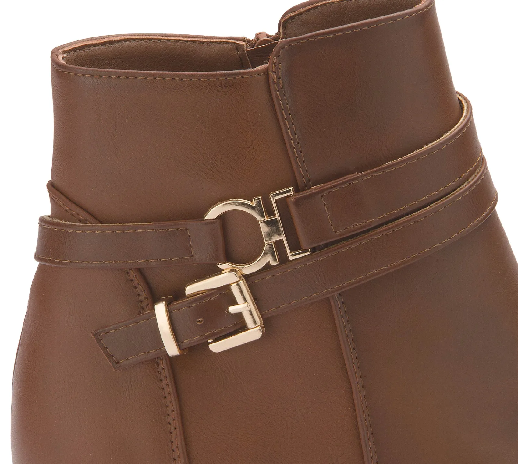 Stiefeletten|Fitters Stiefelette in Übergrößen Braun