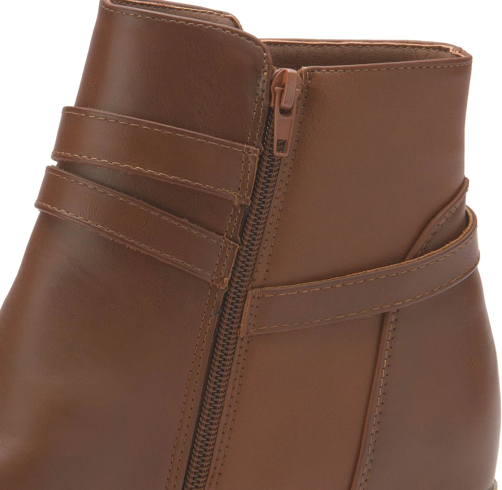 Stiefeletten|Fitters Stiefelette in Übergrößen Braun