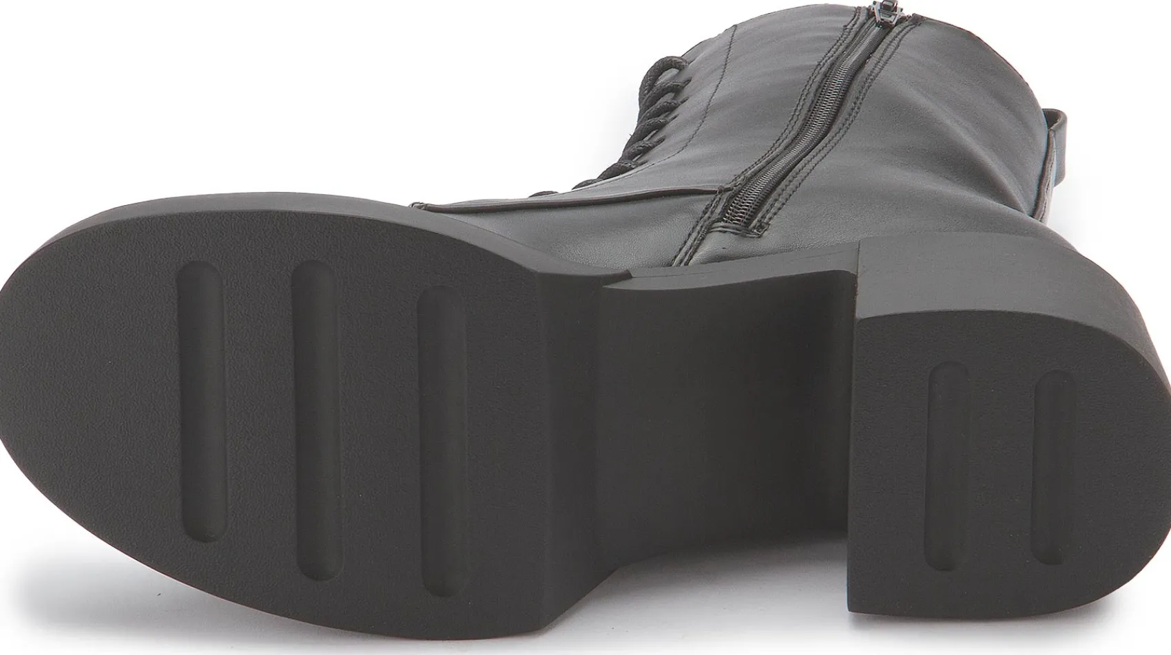 Stiefeletten|Fitters Stiefelette in Übergrößen Schwarz