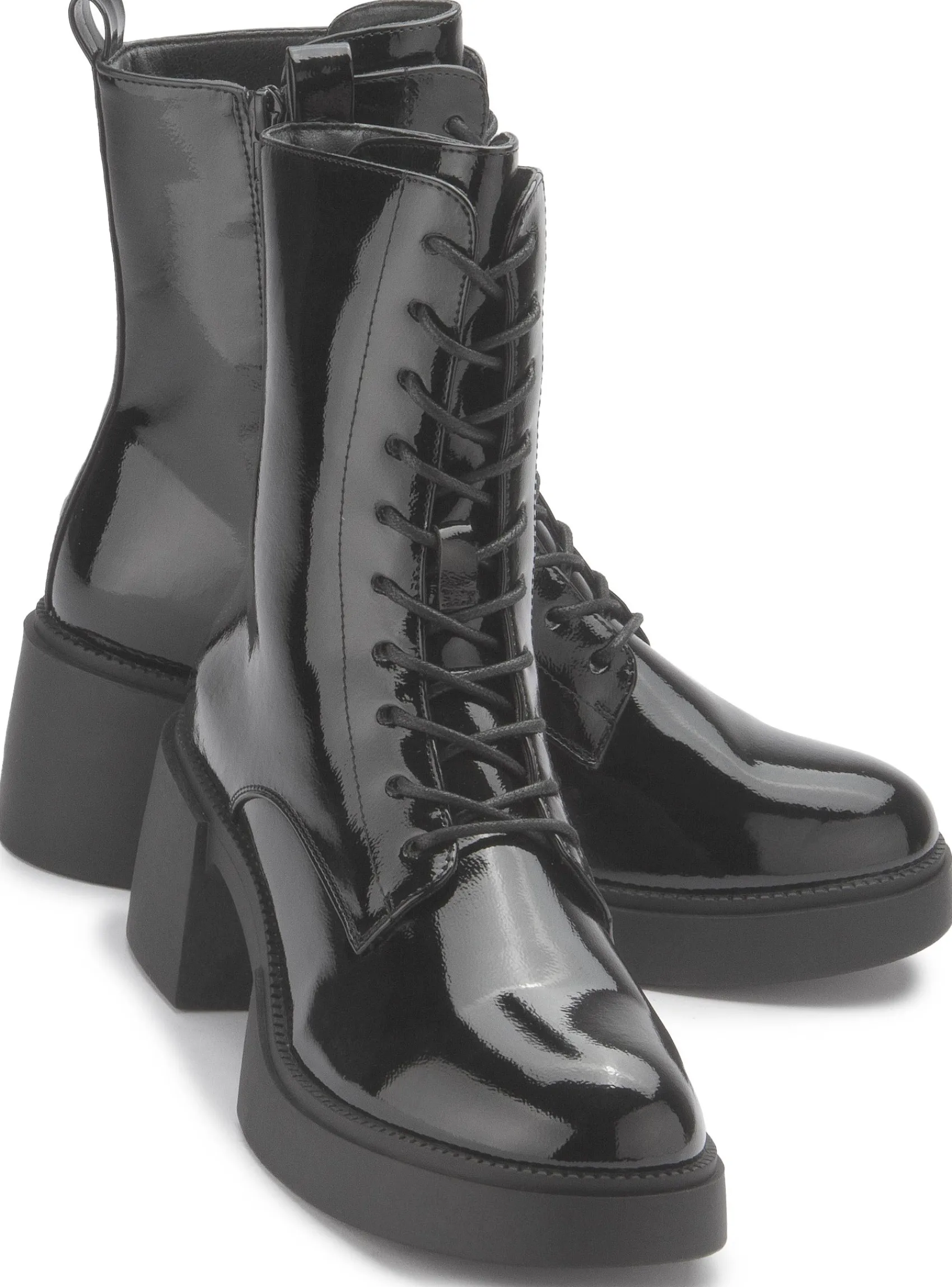 Stiefeletten|Fitters Stiefelette in Übergrößen Schwarz