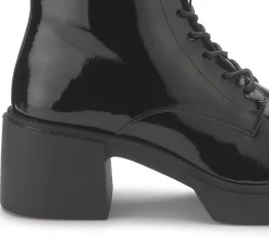 Stiefeletten|Fitters Stiefelette in Übergrößen Schwarz