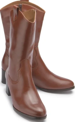 Stiefeletten|Horsch Schuhe Stiefelette in Übergrößen Braun