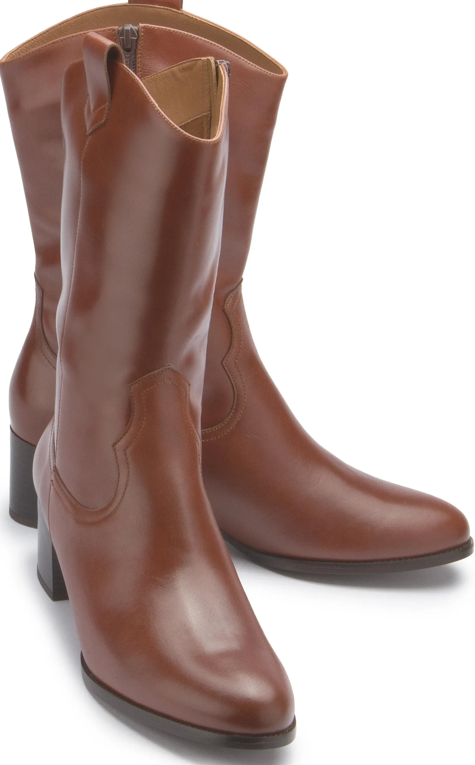 Stiefeletten|Horsch Schuhe Stiefelette in Übergrößen Braun