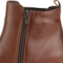 Stiefeletten|Horsch Schuhe Stiefelette in Übergrößen Braun