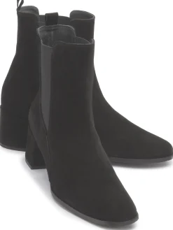Stiefeletten|Horsch Schuhe Stiefelette in Übergrößen Schwarz