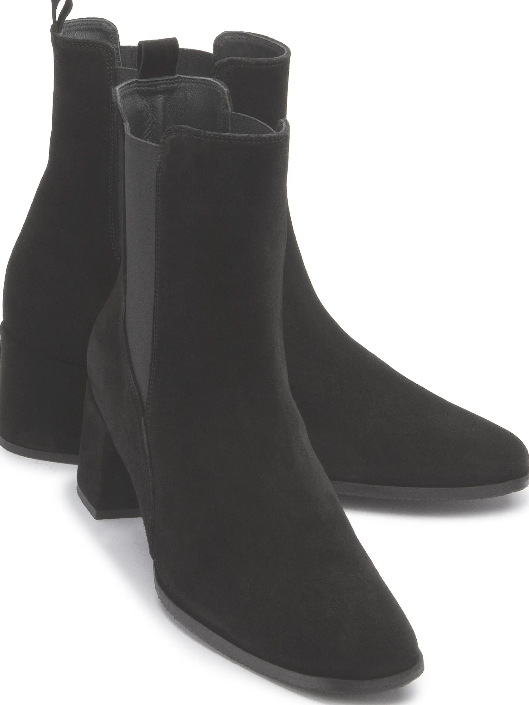 Stiefeletten|Horsch Schuhe Stiefelette in Übergrößen Schwarz