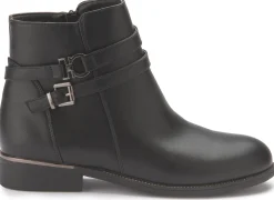 Stiefeletten|Fitters Stiefelette in Übergrößen Schwarz