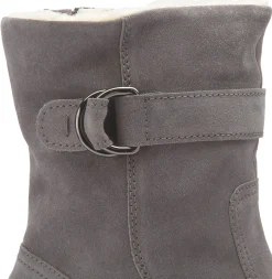 Stiefeletten|Gabor Stiefelette in Übergrößen Grau