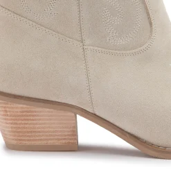 Stiefeletten|Horsch Schuhe Stiefelette in Übergrößen Beige