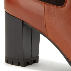 Stiefeletten|Horsch Schuhe Stiefelette in Übergrößen Braun